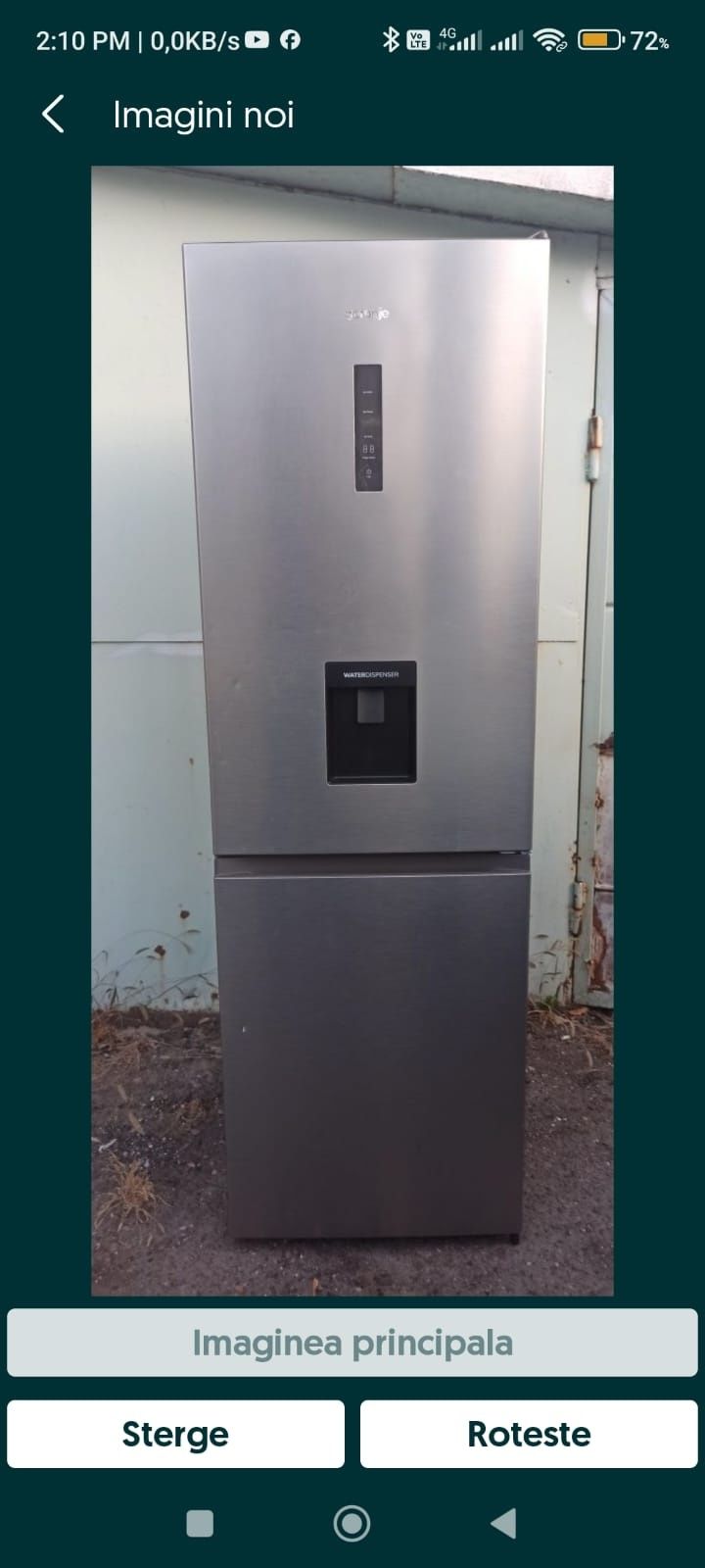 Combina frigorifica Gorenje Multiflow360°Nofrost dozator apa