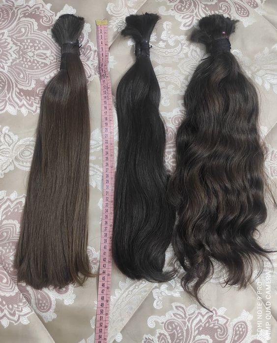 естествена коса , човешка, без примеси