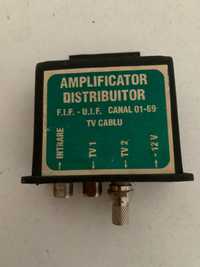 Amplificator distribuitor TV cablu