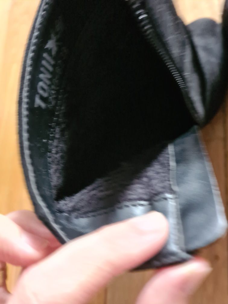 Botine imitatie piele intoarsa