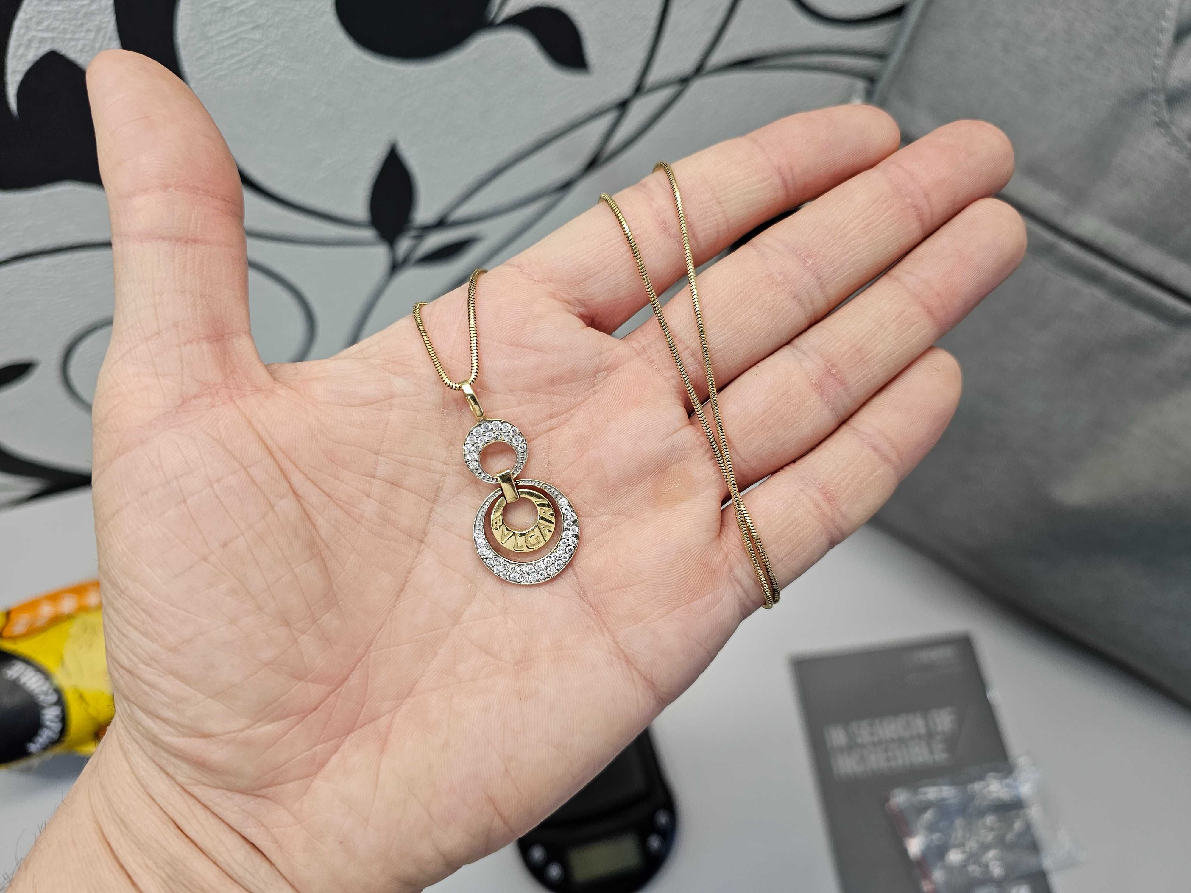 ПРОДАМ Цепочку с кулоном BVLGARI. ЗОЛОТО 585 Пробы / 7.64 Грамма.