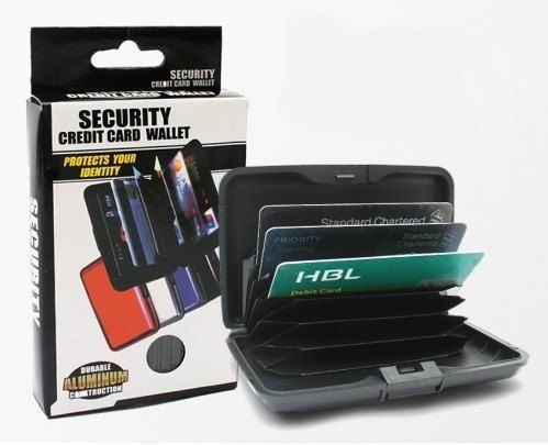 Водоустойчиво метално портмоне тип визитник