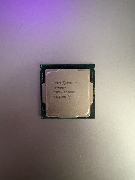 Процессор i3-9100f + кулер