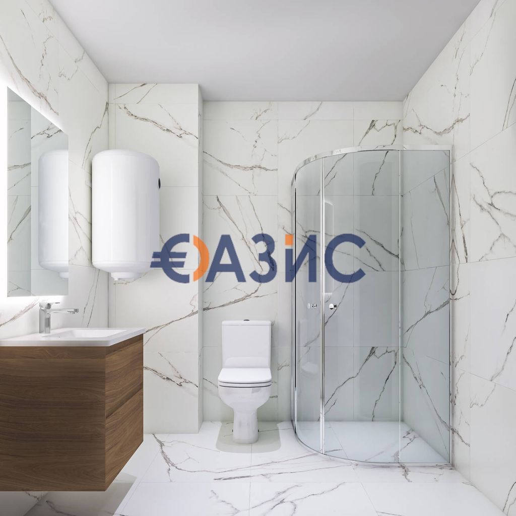 Продава се Двустаен апартамент в к.к. Слънчев бряг - 50 кв.м за 1807 €/кв.м - Снимка #14