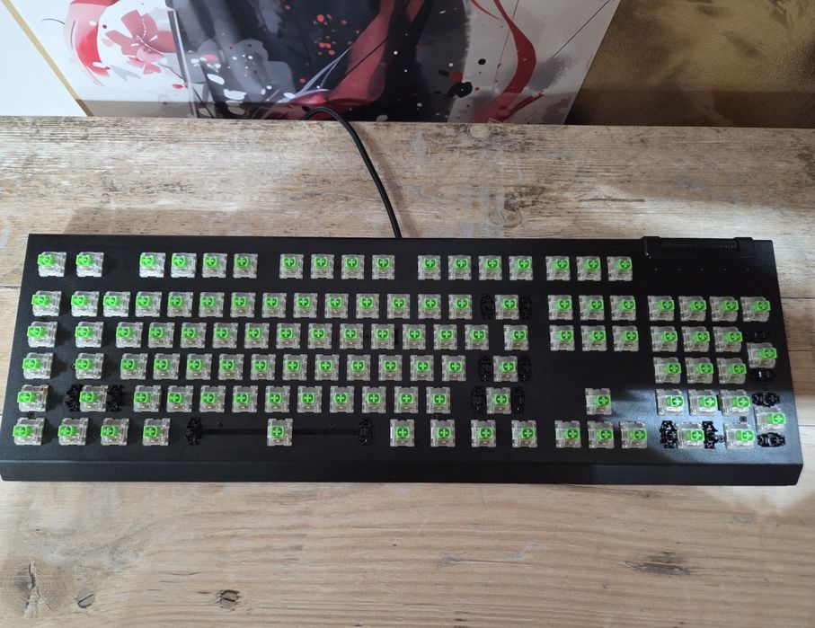 Tastatura gaming Razer Blackwidow v4 green switch