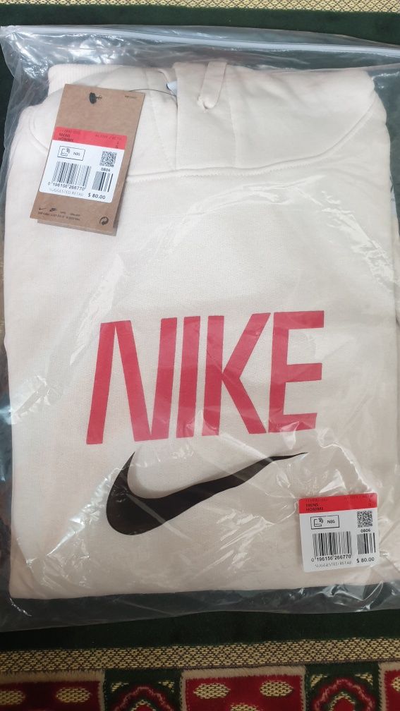 Nike, Найк, Original. Хаки, Молочный цвет. Скидка -60%