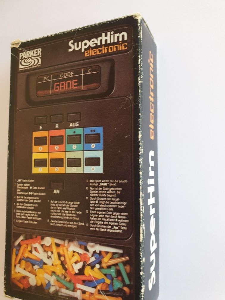 Joc rar de colectie Electronic Superhirn PARKER 1978 - vintage