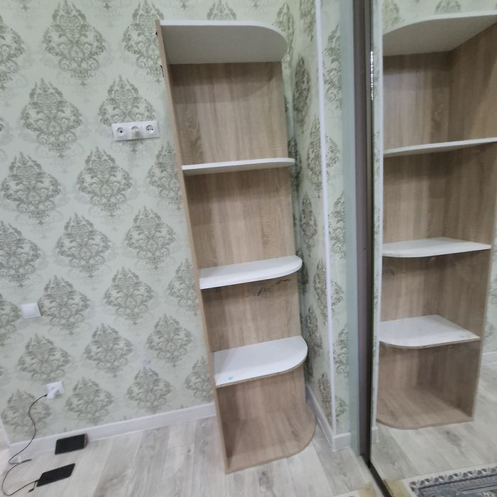 Стеллаж угловой напольный