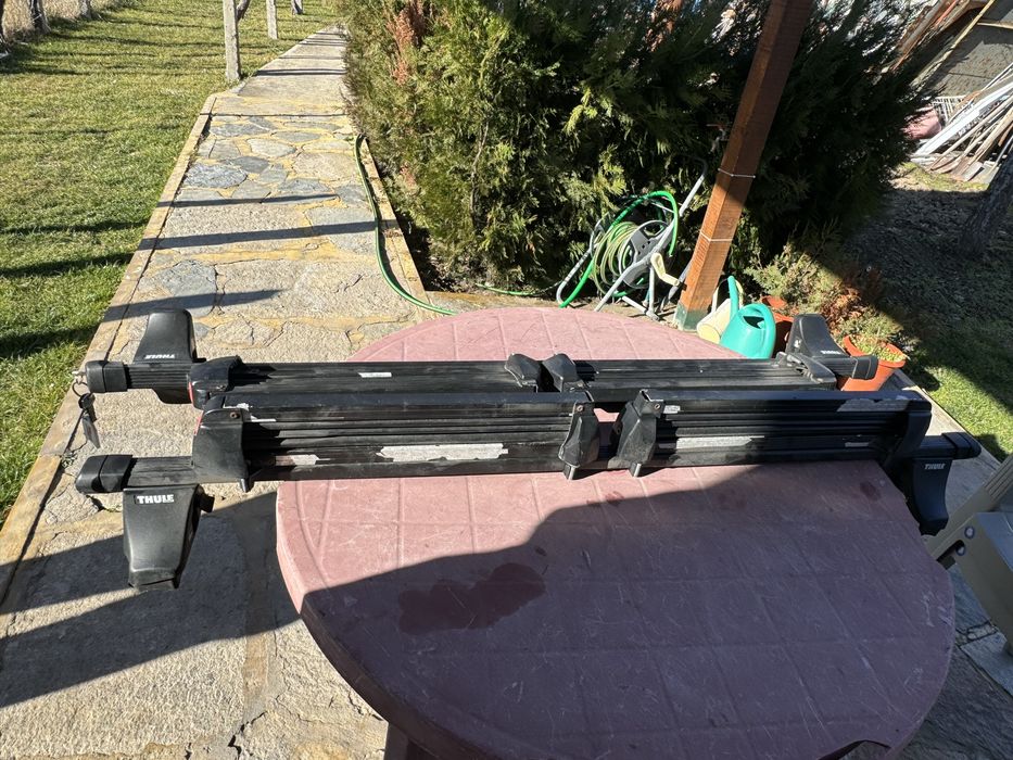 Thule багажници ски сноуборд ауди а4 б7 б8 греди