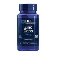 Life Extension Zinc Caps, цинк 50 мг, цитрат цинка, поддержка