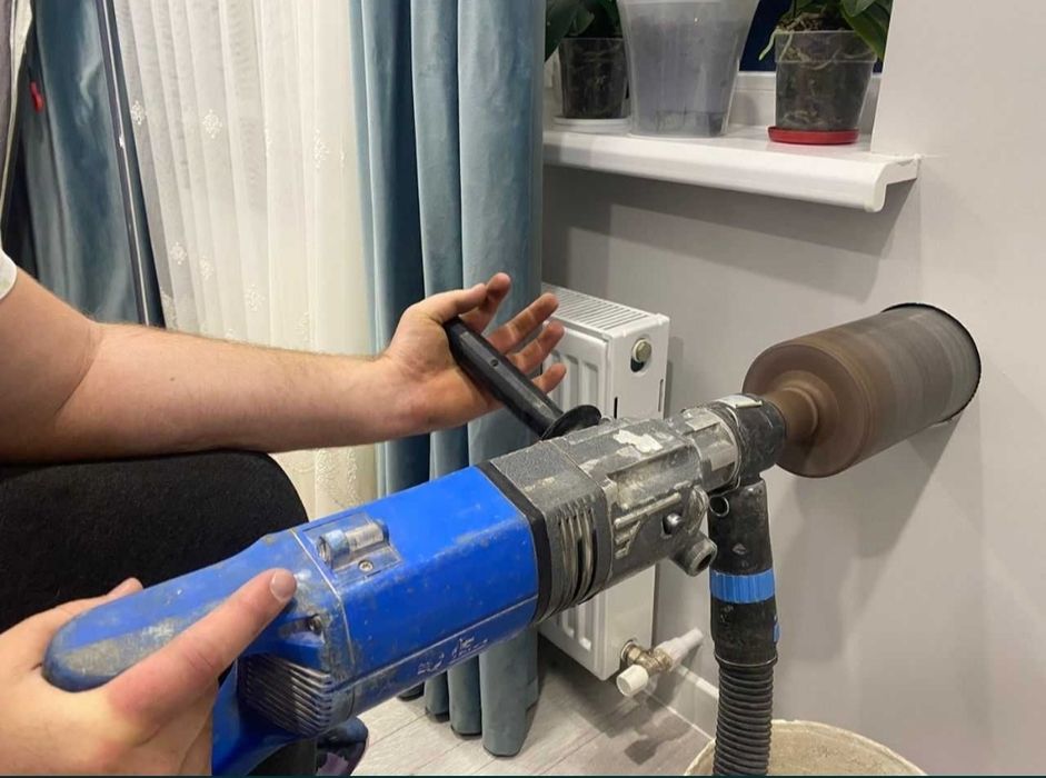 Алмазное бурение , алмазный бурение, отверстие для вытяжки, БЕЗ ПЫЛИ