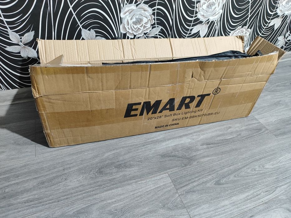 ПРОМО ! EMART Професионален Фото Комплект 135 W / фото сет / фотостуди