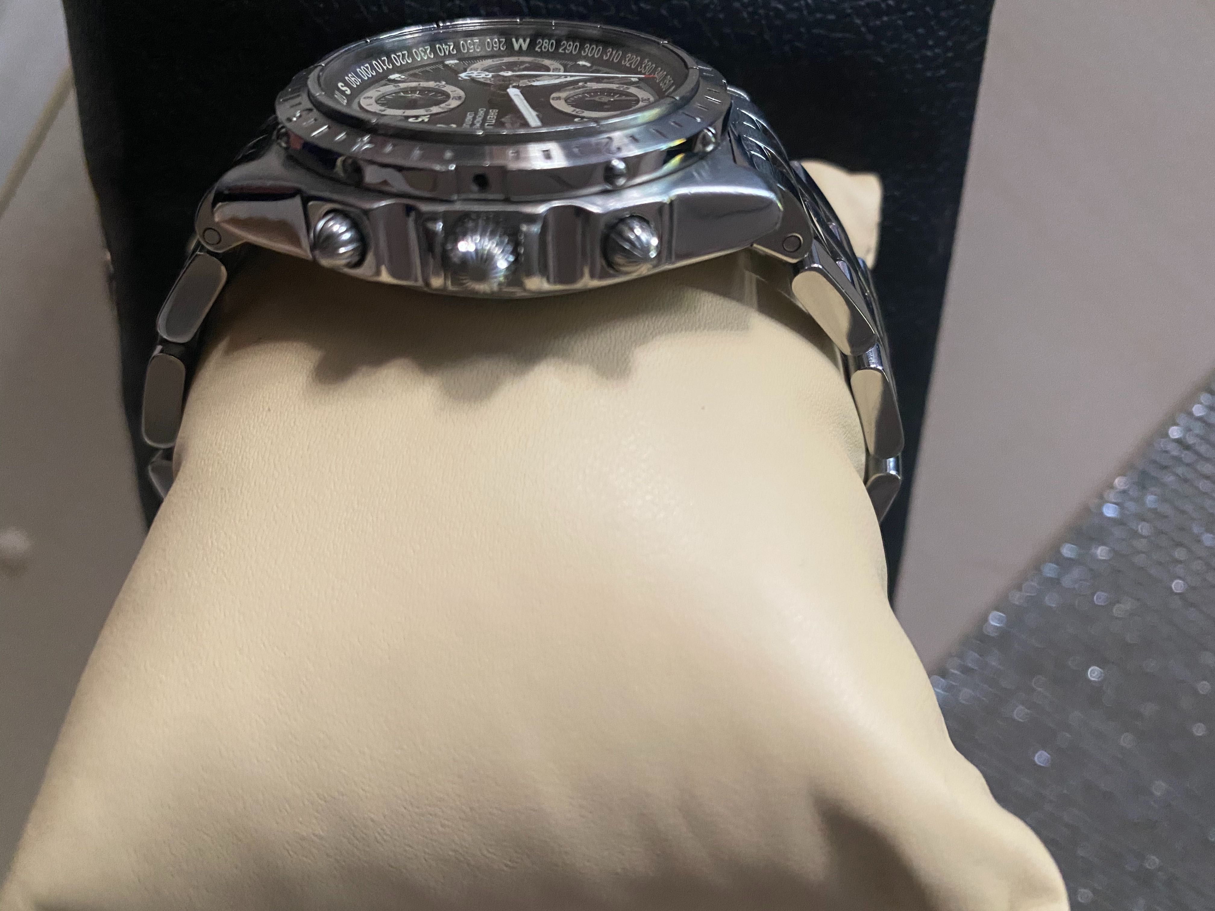 Оригинален Breitling Chronomat Longitude GMT Date Automatic Men's