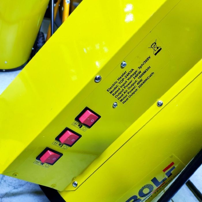 Тепловая пушка Электрический нагреватель ROLF TOP-24kVa 380W ОПТОМ ест