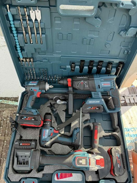 4в1 комплект Bosch 18V