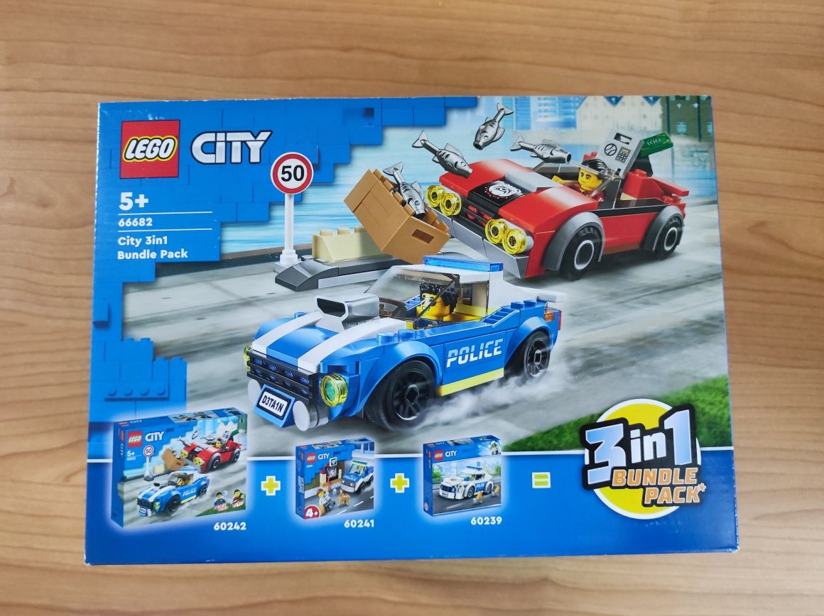 Lego city Лего сити полицейски комплект 66682 - 60242, 60241 и 60239