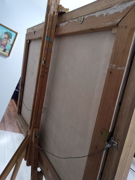 Маслена Картина "Пейзаж с Лодка" – Regeuhär '86