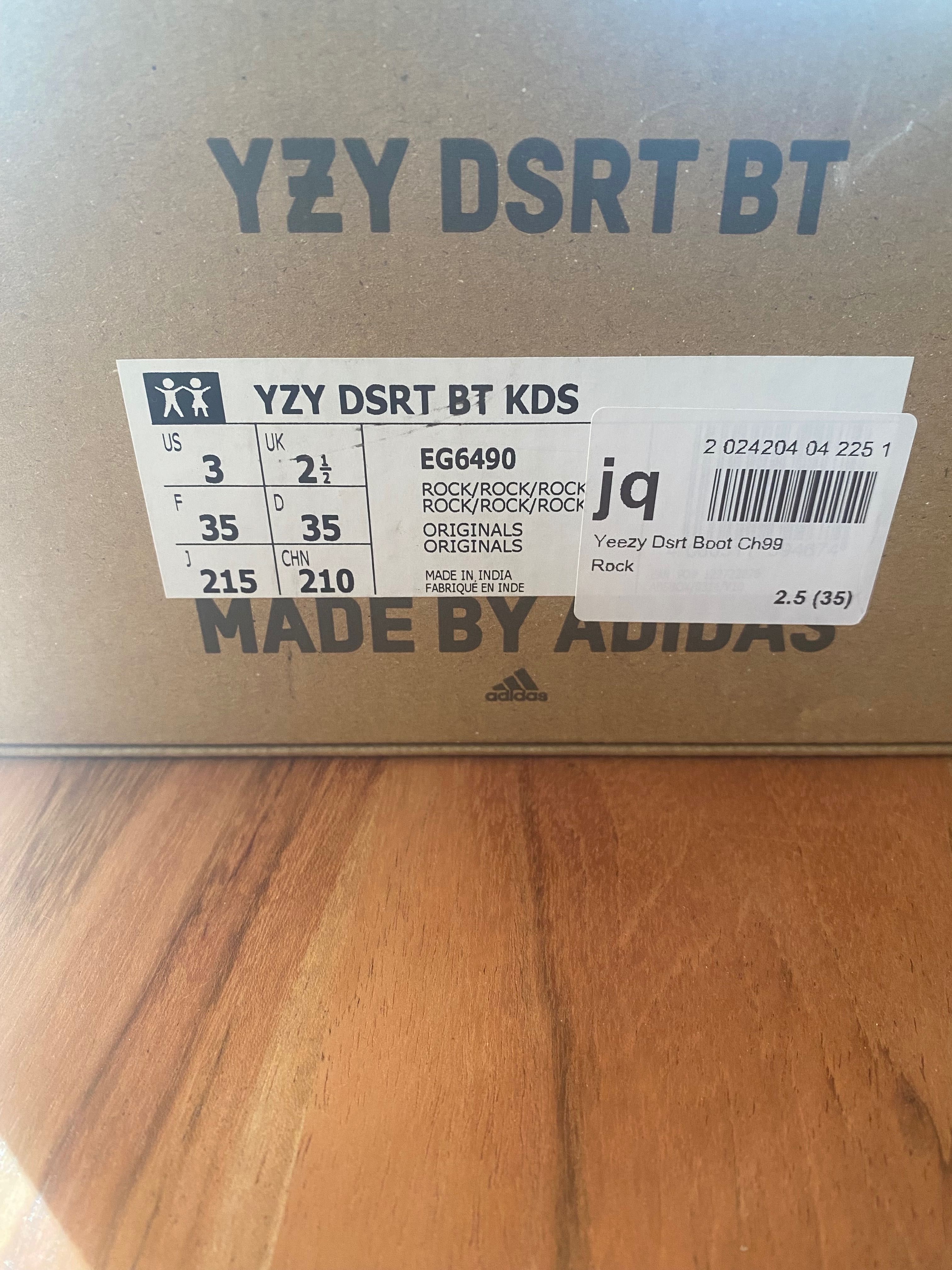 Adidas Yeezy DSRT Boot Rock
