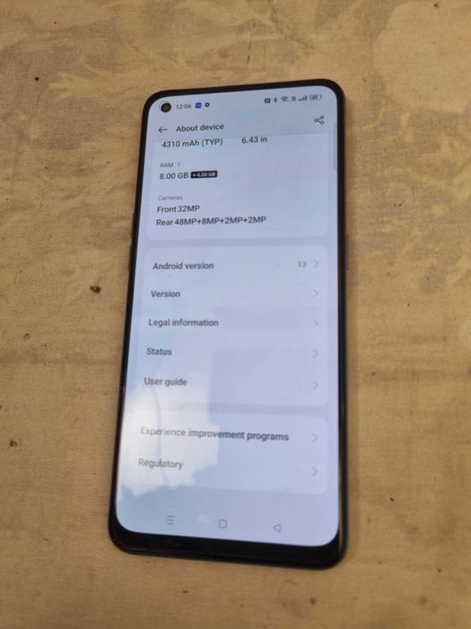 Oppo reno 5 lite 128gb + 8+4gb ram Liber de retea Android 13