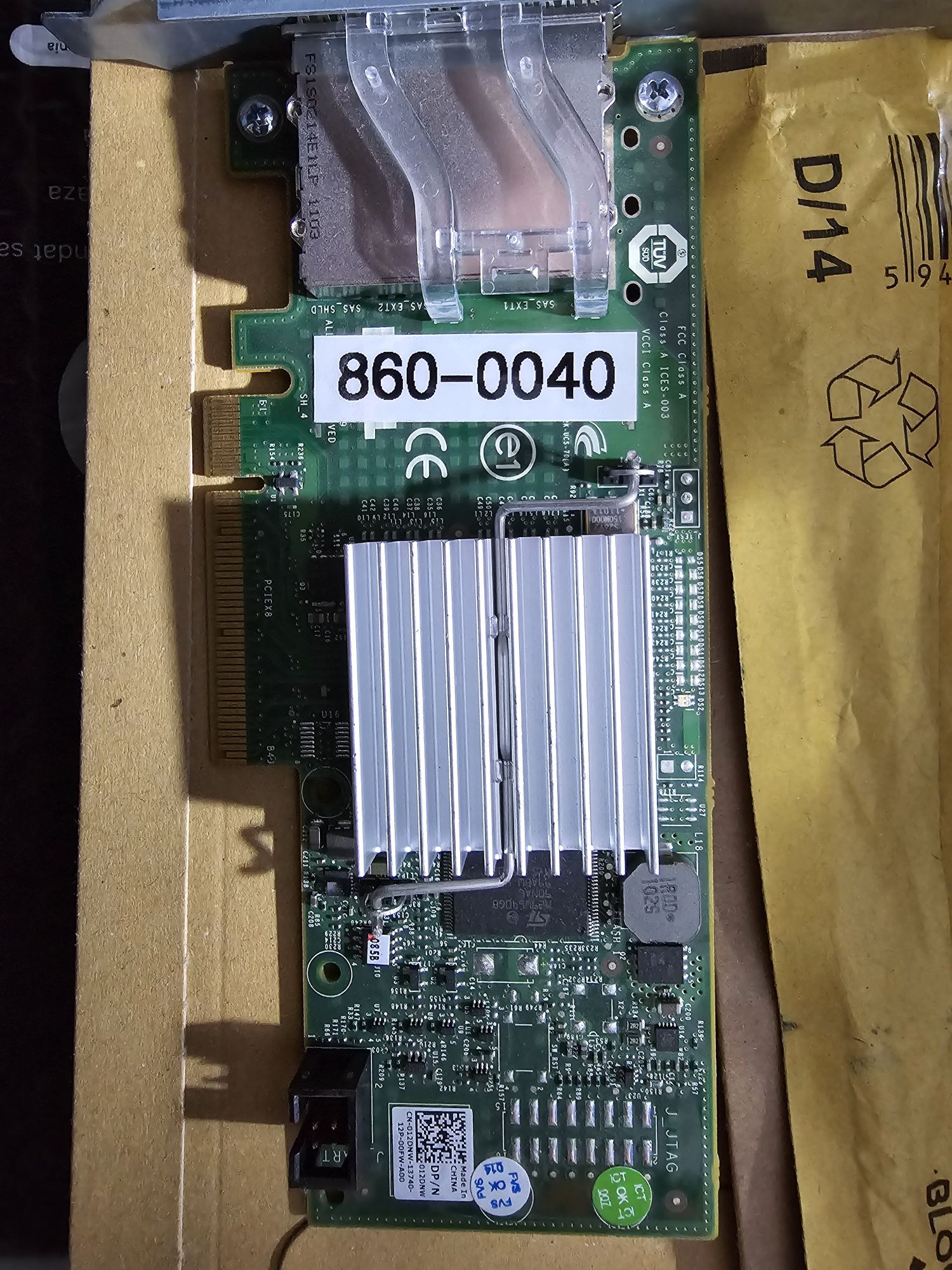 DELL perc H200E SAS HBA 6Gbps