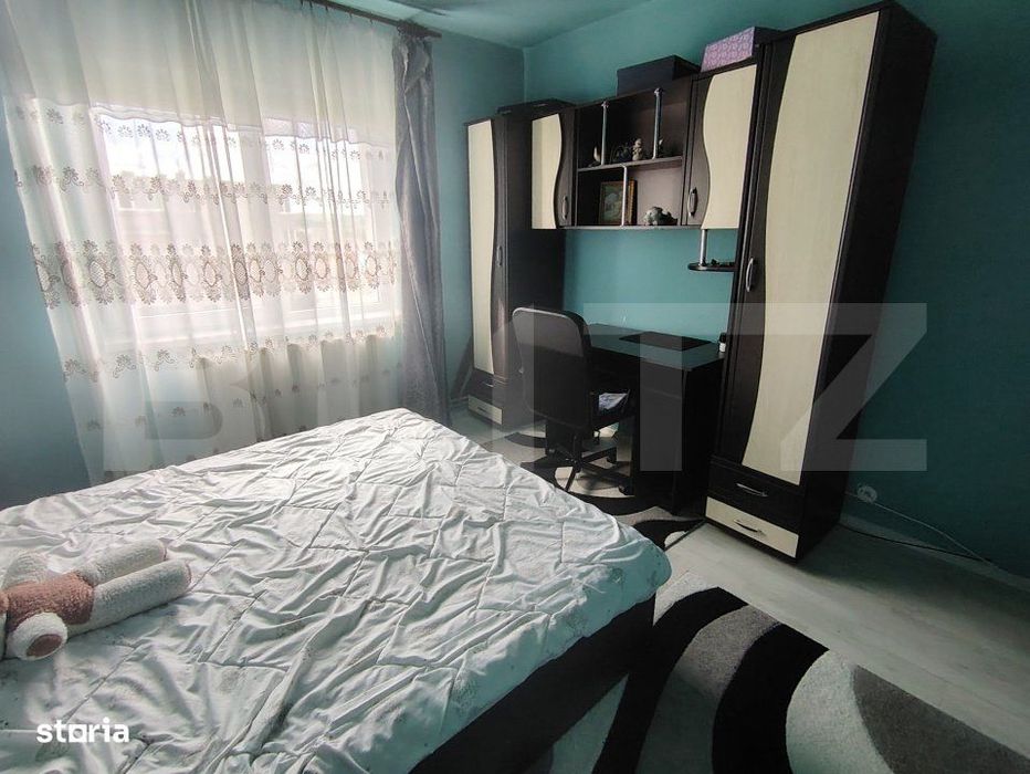Apartament 2 camere, 52mp, mobilat si utilat, Zona Primariei Apahida
