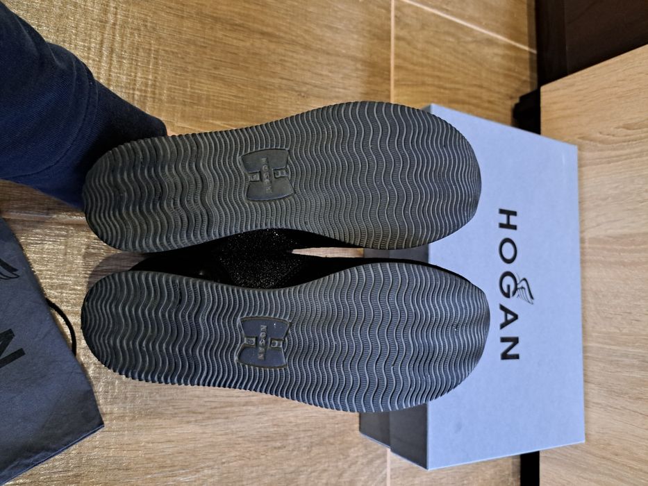 Обувки Hogan черни