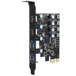 PCI Карта USB 3.2 Gen 1 Type C и USB 3.0 без доп. захранване