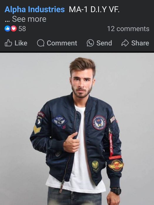 Geaca pilot Alpha Industries masura M