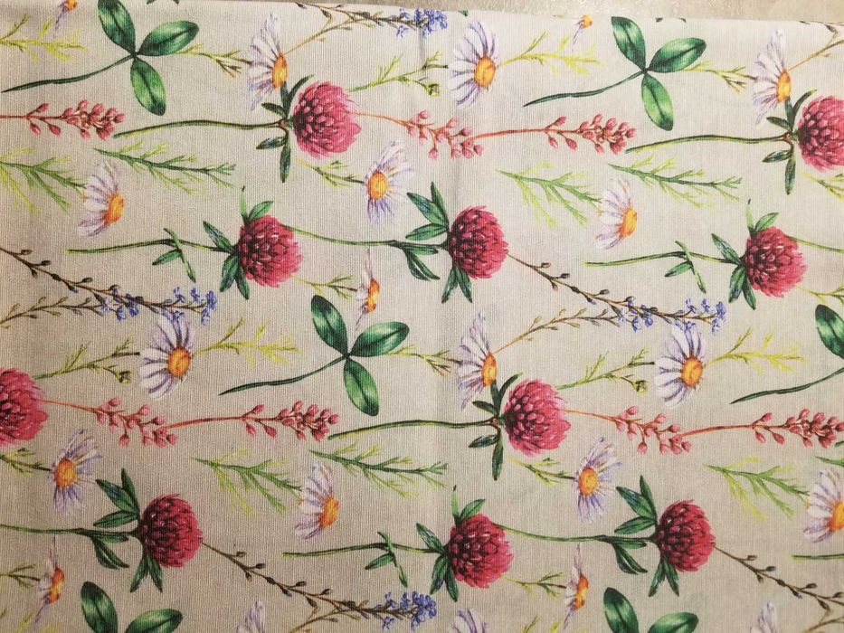 Покривка за маса от лен/полиестер - испански плат Лонета