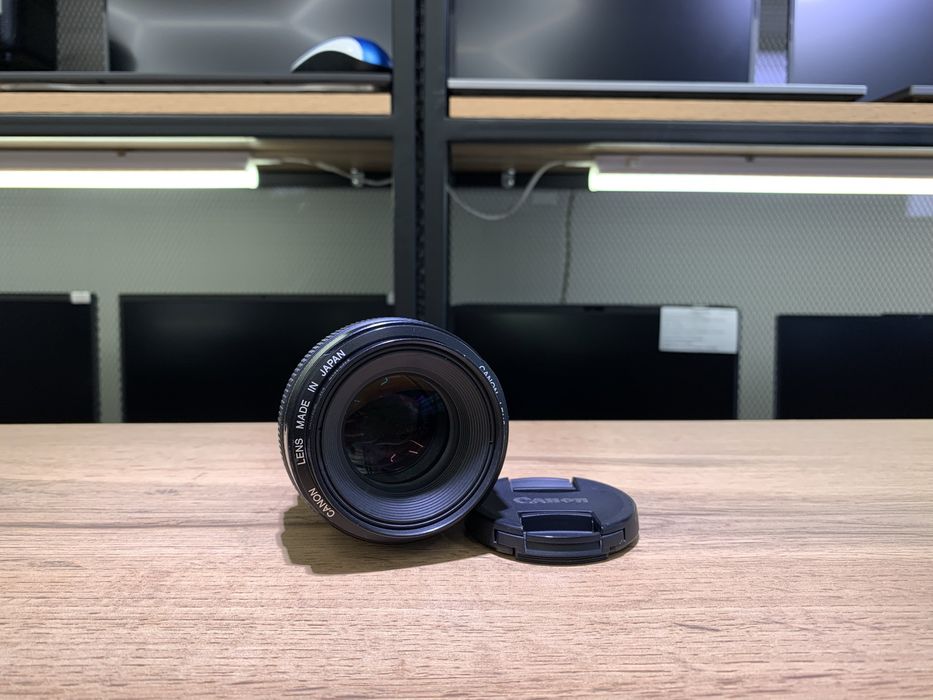 Объектив Canon Lens EF 50 mm, 1:1.4 черный, 1016/А10