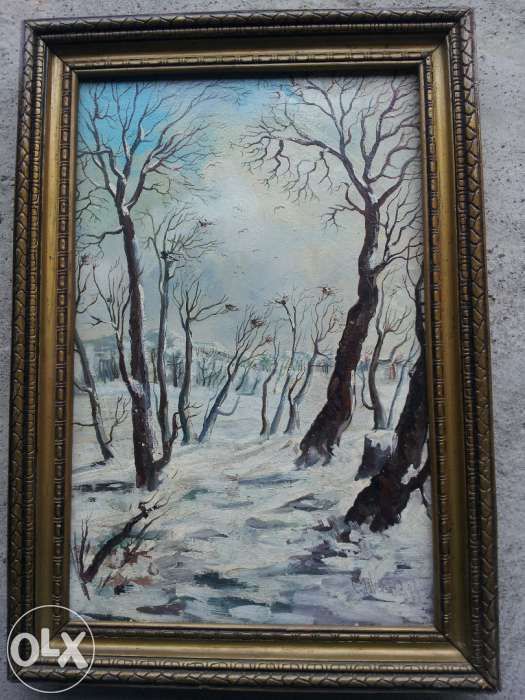 tablou peisaj iarna - CONSTANTIN GALCEAVA