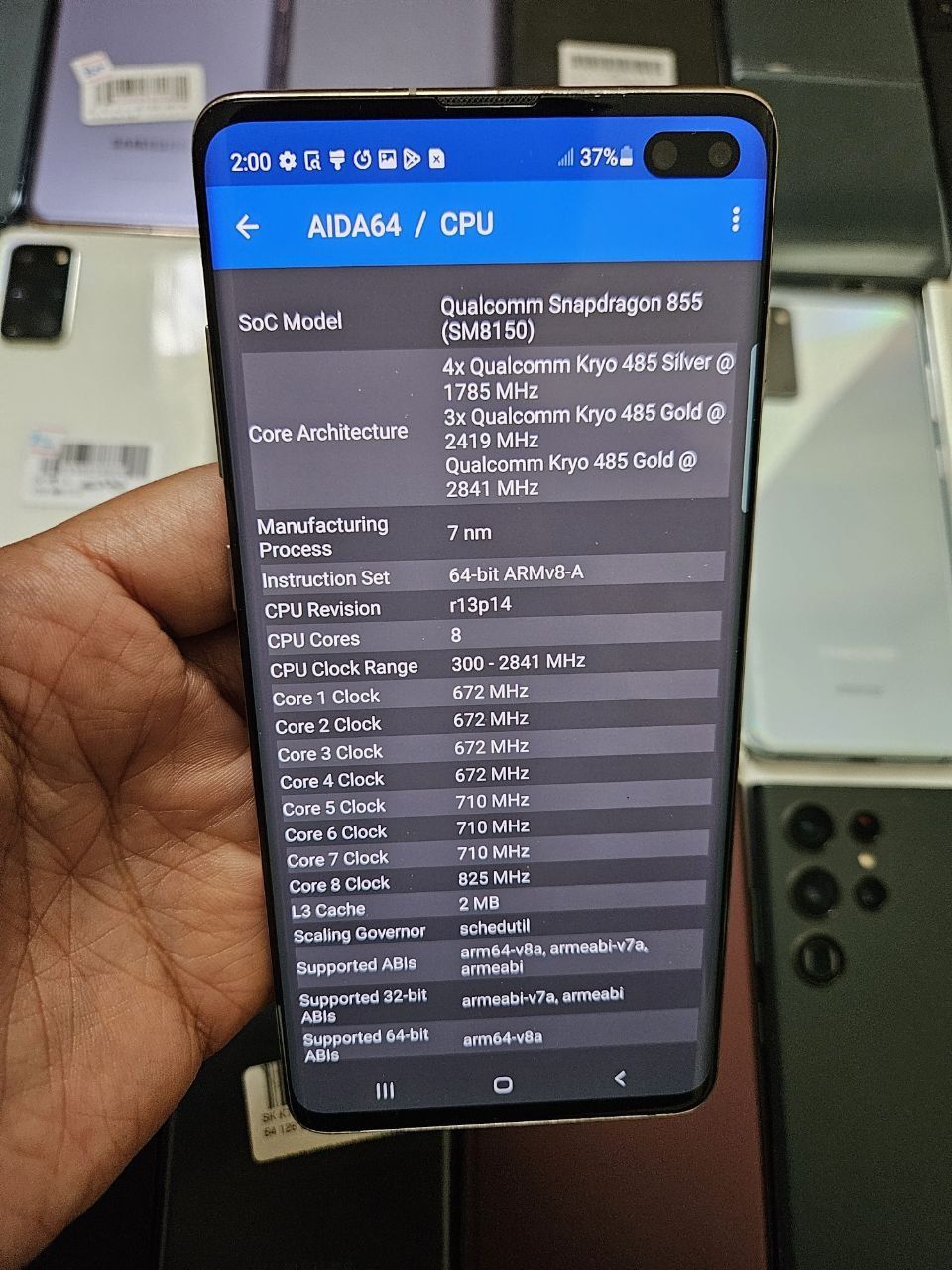 Samsung s10 plus Snapdragon865