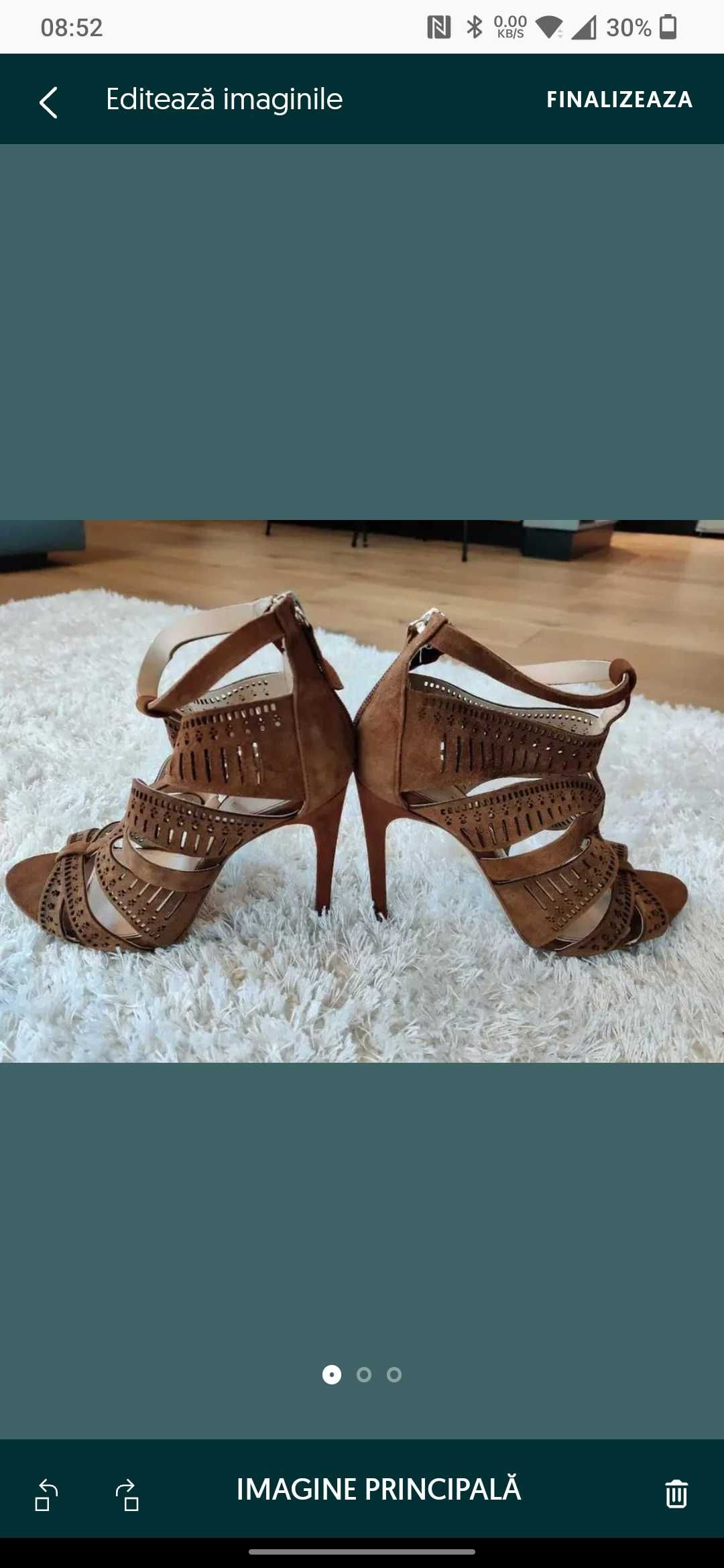 Pantofi sandale elegante Zara, mărimea 36