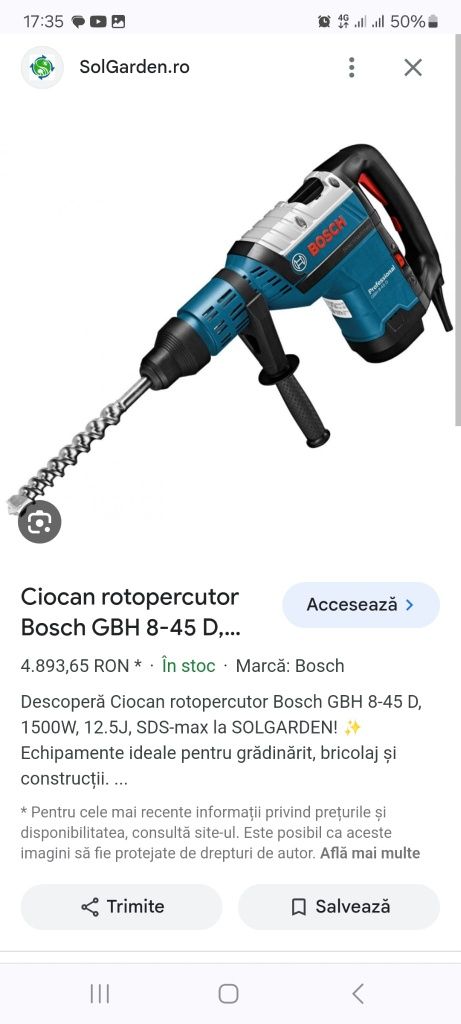 Rotopercutor Bosch GBH 8-45D
