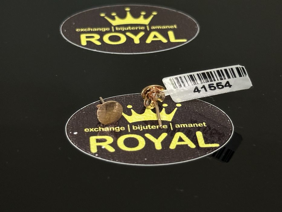 Bijuteria Royal: Cercei aur 14k/0.88 gr