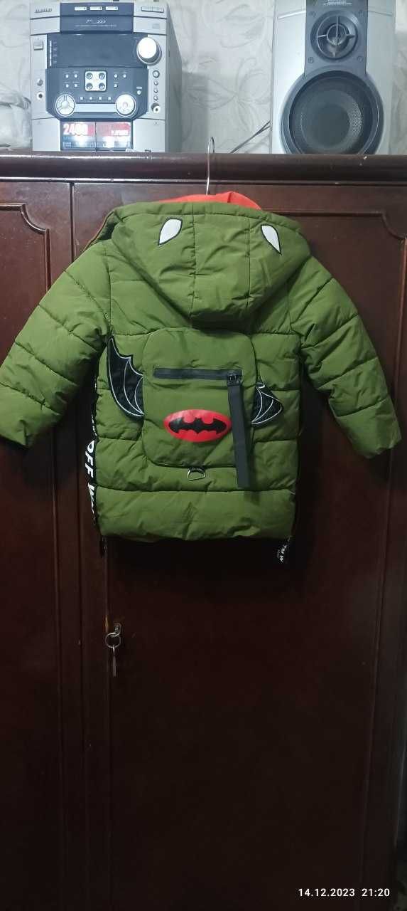 детские зимние куртки на мальчика 4-5 лет