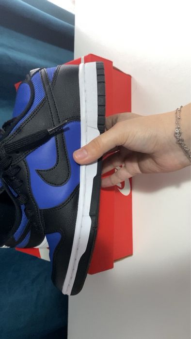 Nike dunk ORIGINALI albastru negru alb,noi