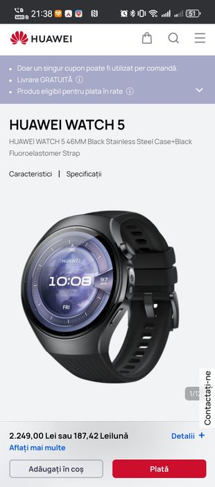 Huawei Watch 5 black