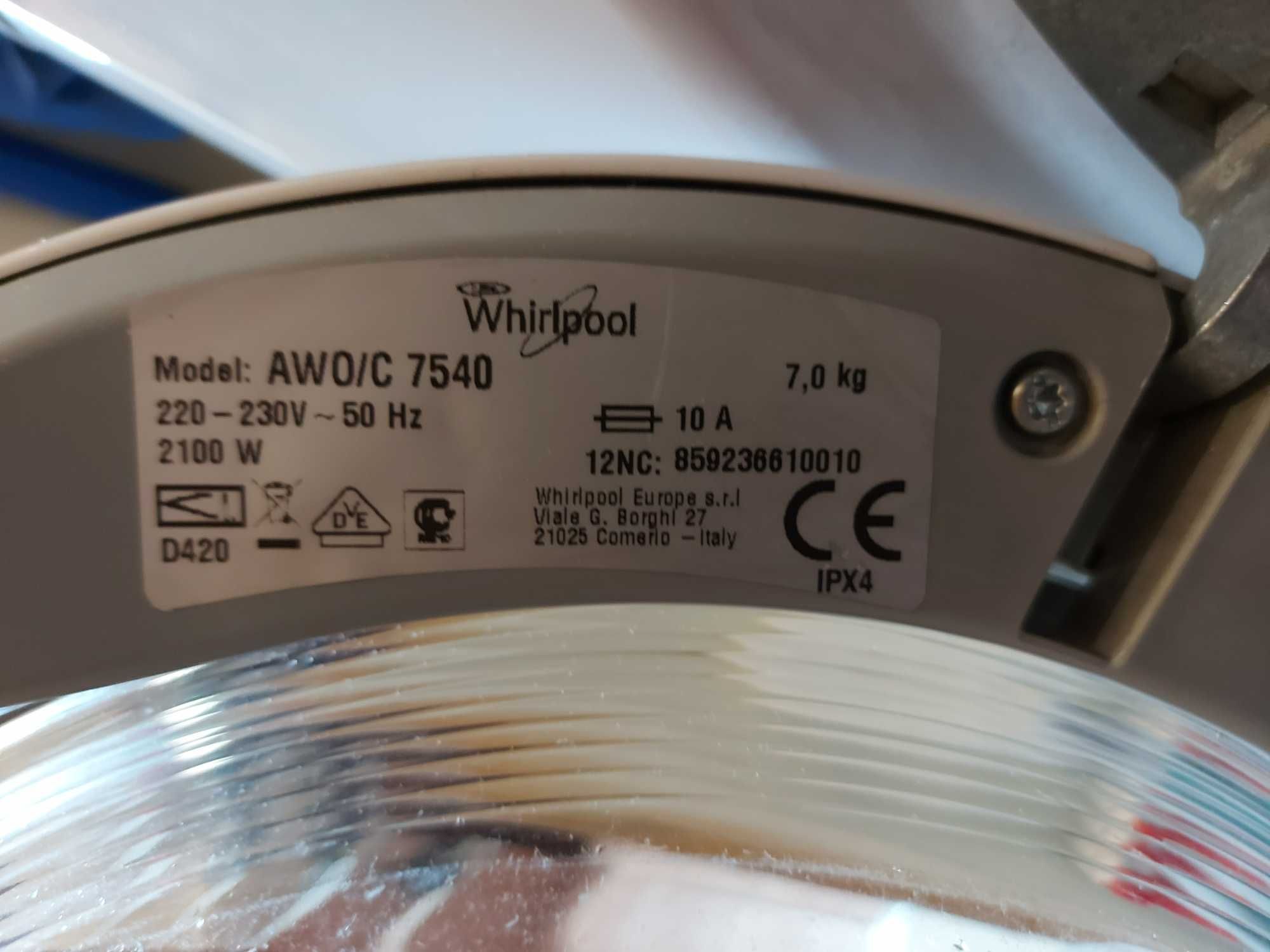 Пералня Whirlpool AWO/C 7540 - работеща, с проблем