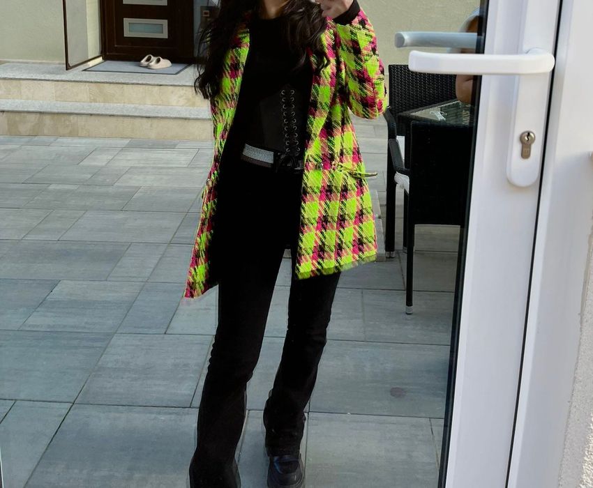 Sacou multicolor,marimea Xs