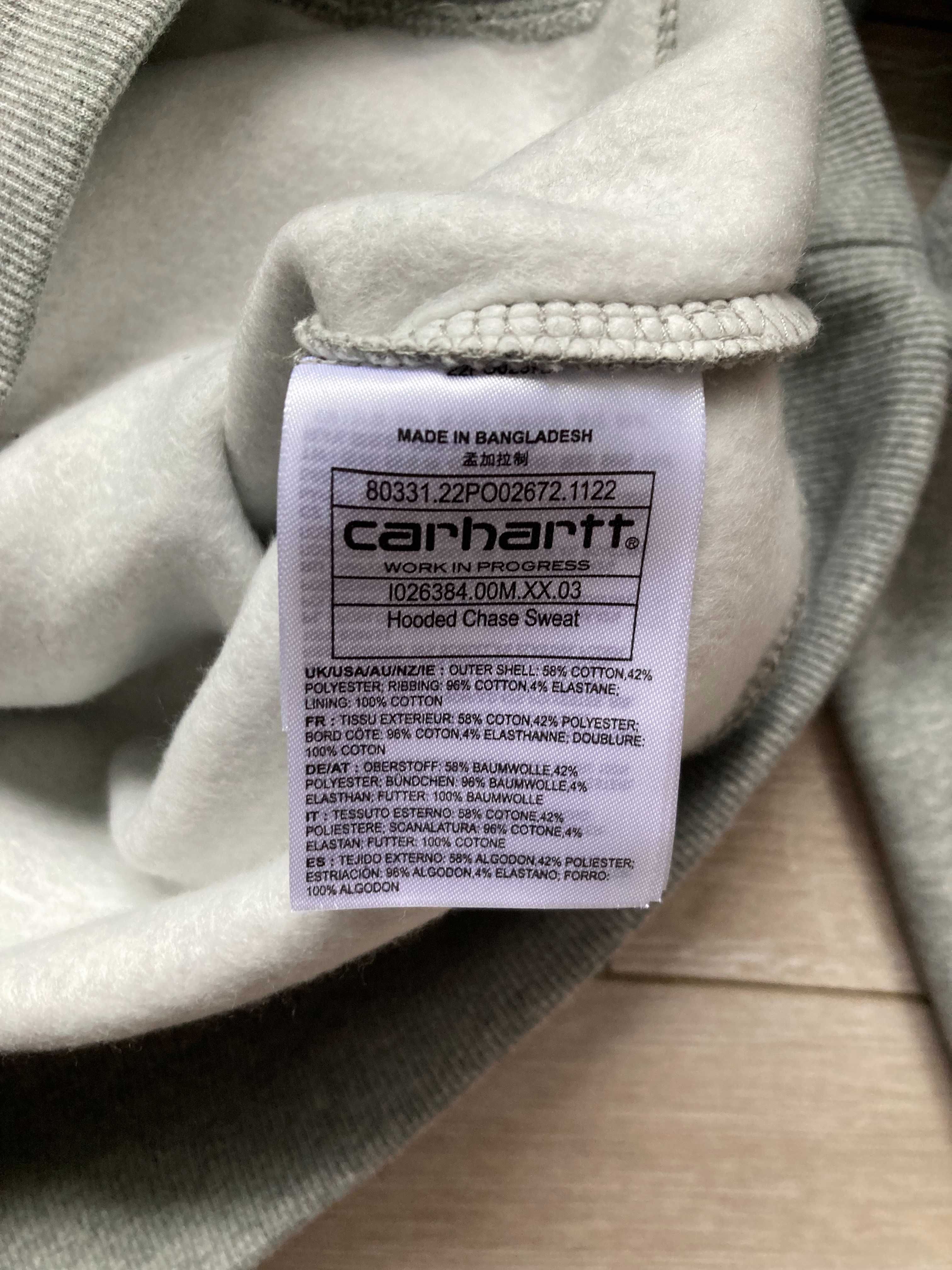 НОВ Кархарт Carhartt Hooded Chase Sweat мъжки суитчър суичър XS