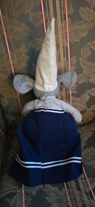 Голяма винтидж мишле, Норвегия, 55см Коледна декорация.