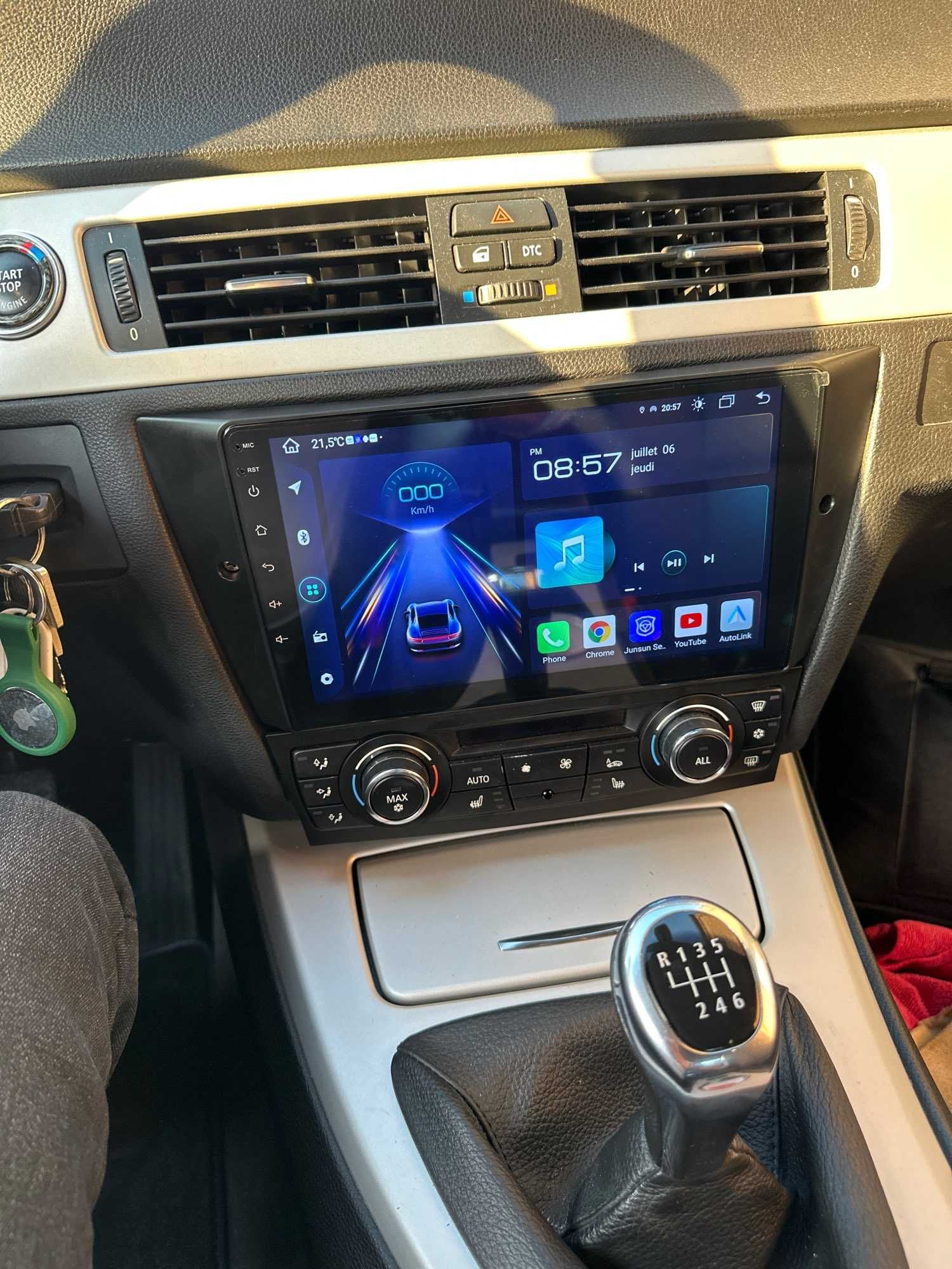 Мултимедия 9" Android 13 за BMW 3 E90 E91 E92 навигация Carplay Auto