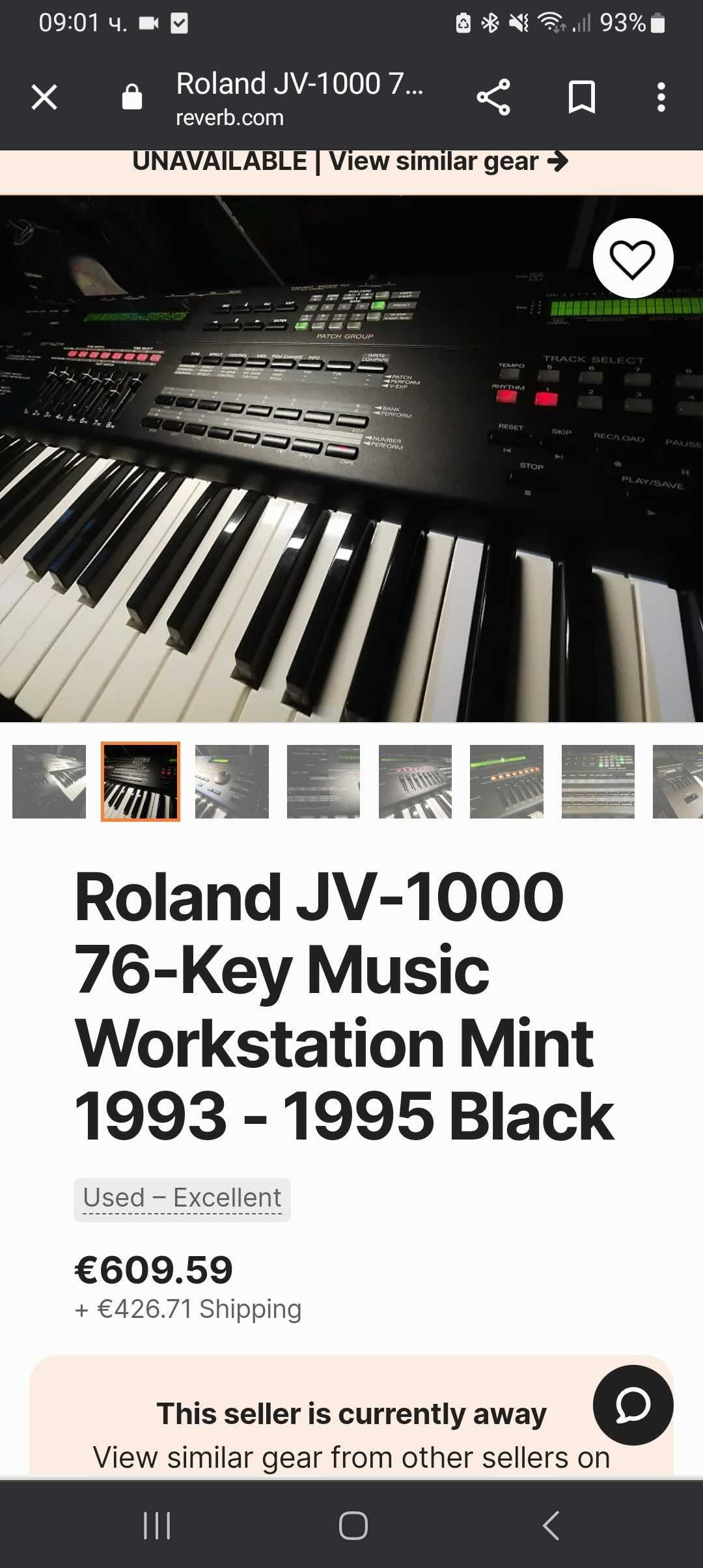 Roland JV 1000  Японски  синтезатор ,стейдж пиано 76 клавиша