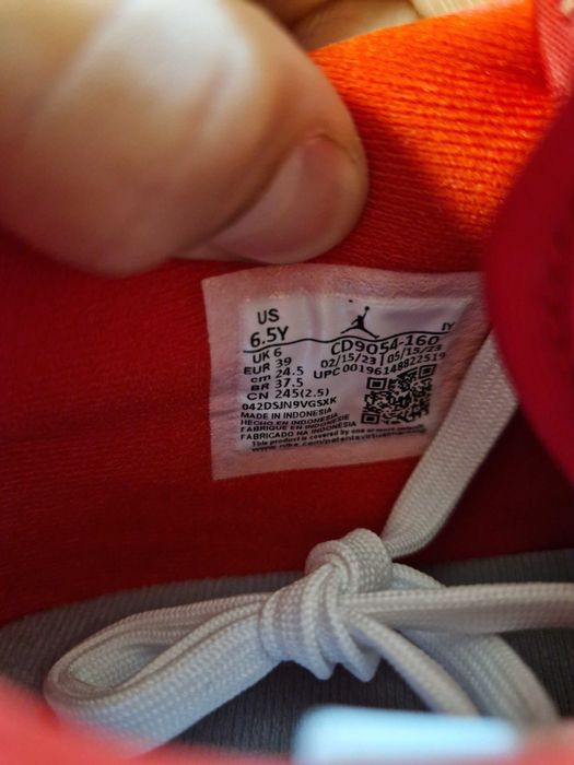 Air Jordan Legacy 312 Gs, originali, noi 39