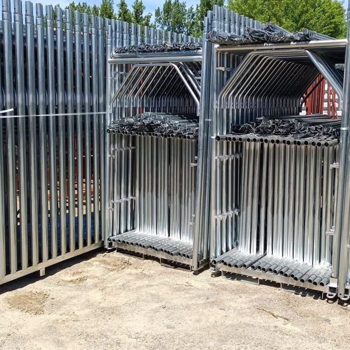 Schela metalica zincata 27€ Cadrul, 5€ diagonala, 4.2€ Scurta, complet