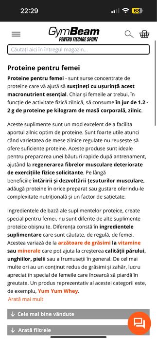 Gym Beam ( proteina, L-carnitine , carnitine 90 tablete)