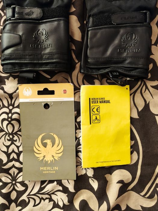 Кожени ръкавици за мотор Merlin Croxton