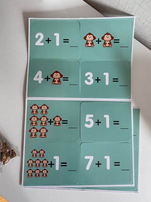 Везна Маймунки, цифри, броим, смятаме