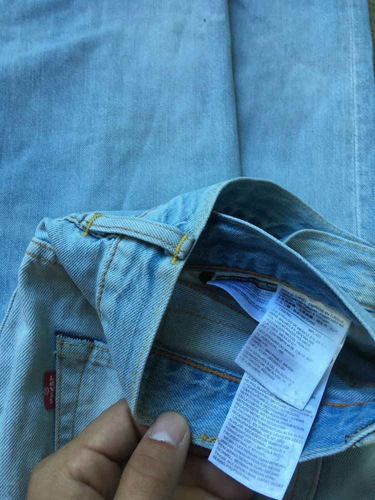 Levis 501 orginal 100 foiz paxta brend USA